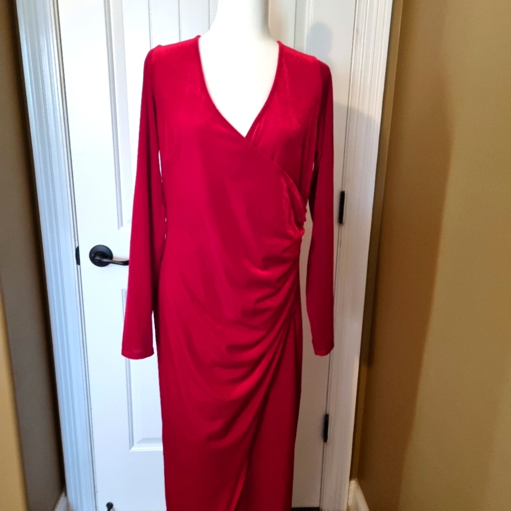 Fashion nova red velvet bodycon